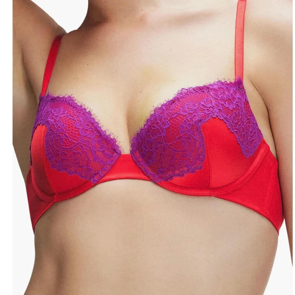 Savage x Fenty Nite Shade Underwire Padded Demi bra 32C